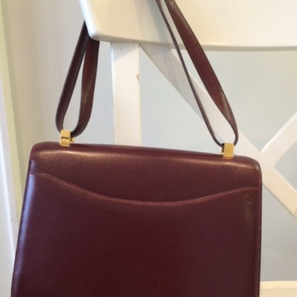 Hermes Constance Bag - burgundy/bordeaux color - Picture 6 of 13
